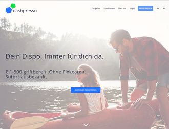 Cashpresso: Gratis Dispo in 10 Minuten