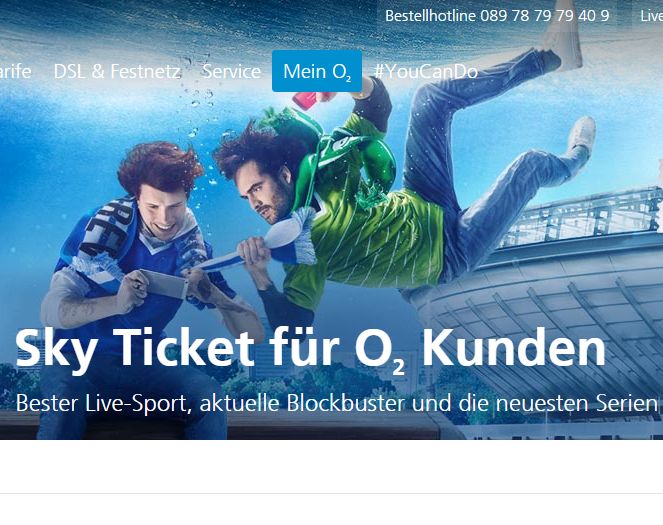 O2 Sky Ticket Kunden